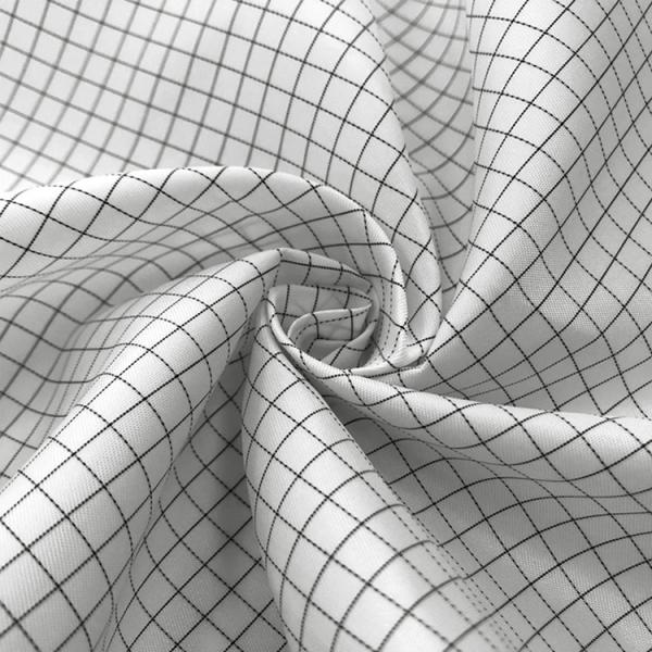 Одежда углерода 98% полиэстер 2% решетки Twill 5mm 1/2 противостатическая