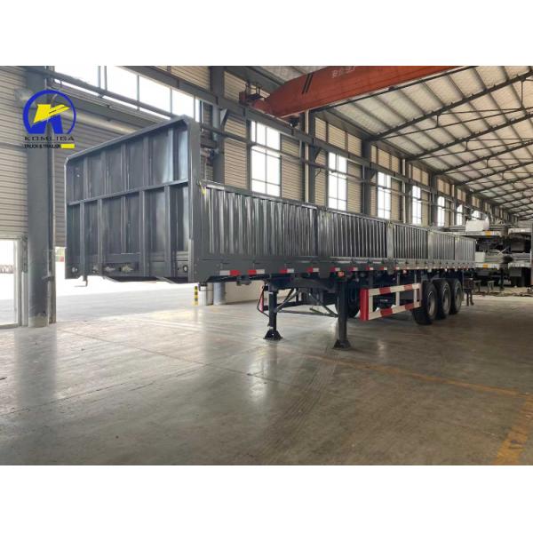 Container Lock 40ton 3 Axles 4 Axles Side Wall Semi Trailer with Twist Locks Optional