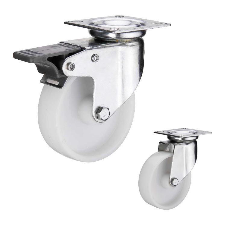 38kg нагружая колеса нейлона 50mm, сверхмощные колеса рицинуса нейлона ISO9001