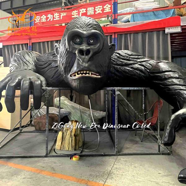 Colores Personalizados Chimpancé Animal Animatrónico de Tamaño Real para Parque Temático