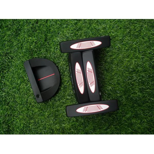 mallet golf putter,  golf head  ,  golf putter  ,  complete golf putter