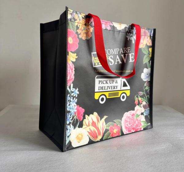 Eco Friendly Recycle Reusable Non-Woven Bag Pp Laminated Non Woven Grocery Bag Fabric Shopping Bags For Shop