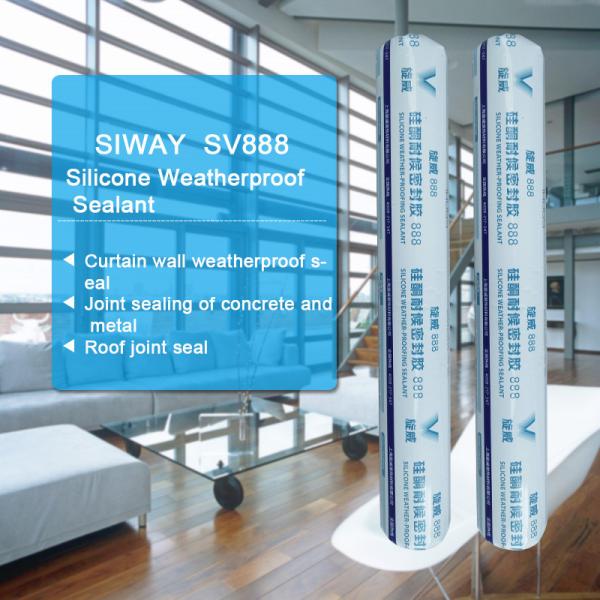 590ml Silicone Weatherproofing Sealant Neutral Cure For Construction Sv-888