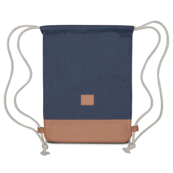 Custom Logo Soft-loop Cotton Cloth Drawstring Bag for Gym and Outdoor Activities