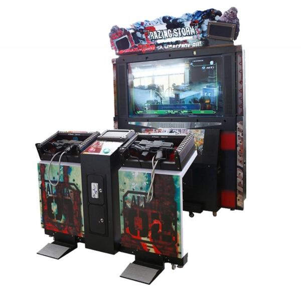 Indoor Razing Storm Arcade Machine Coin Operated Interesting Arcade Shooting Machine