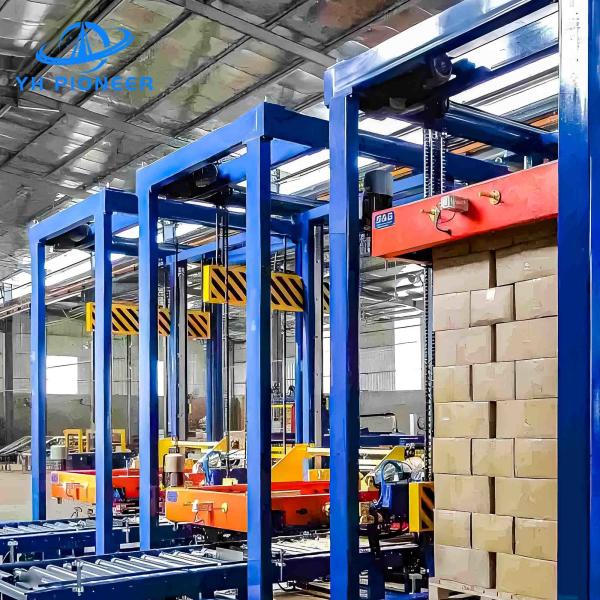 Sistemas de paletização automática de alta precisão Paleteador de tambor com aço inoxidável