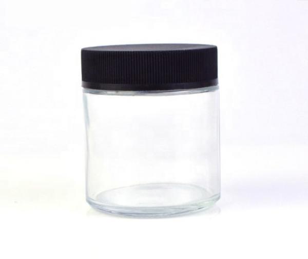 Clear Glass Child Resistant Jars 3 Oz 1 Ounce Glass Jar Child Resistant