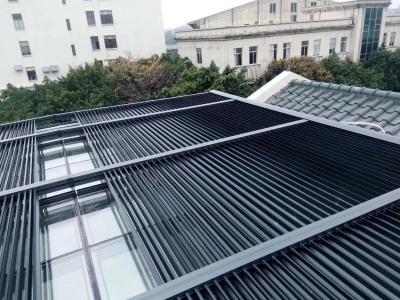 Saupoudrez le système escamotable de toit de lucarne de Louvre du revêtement 1.0mm