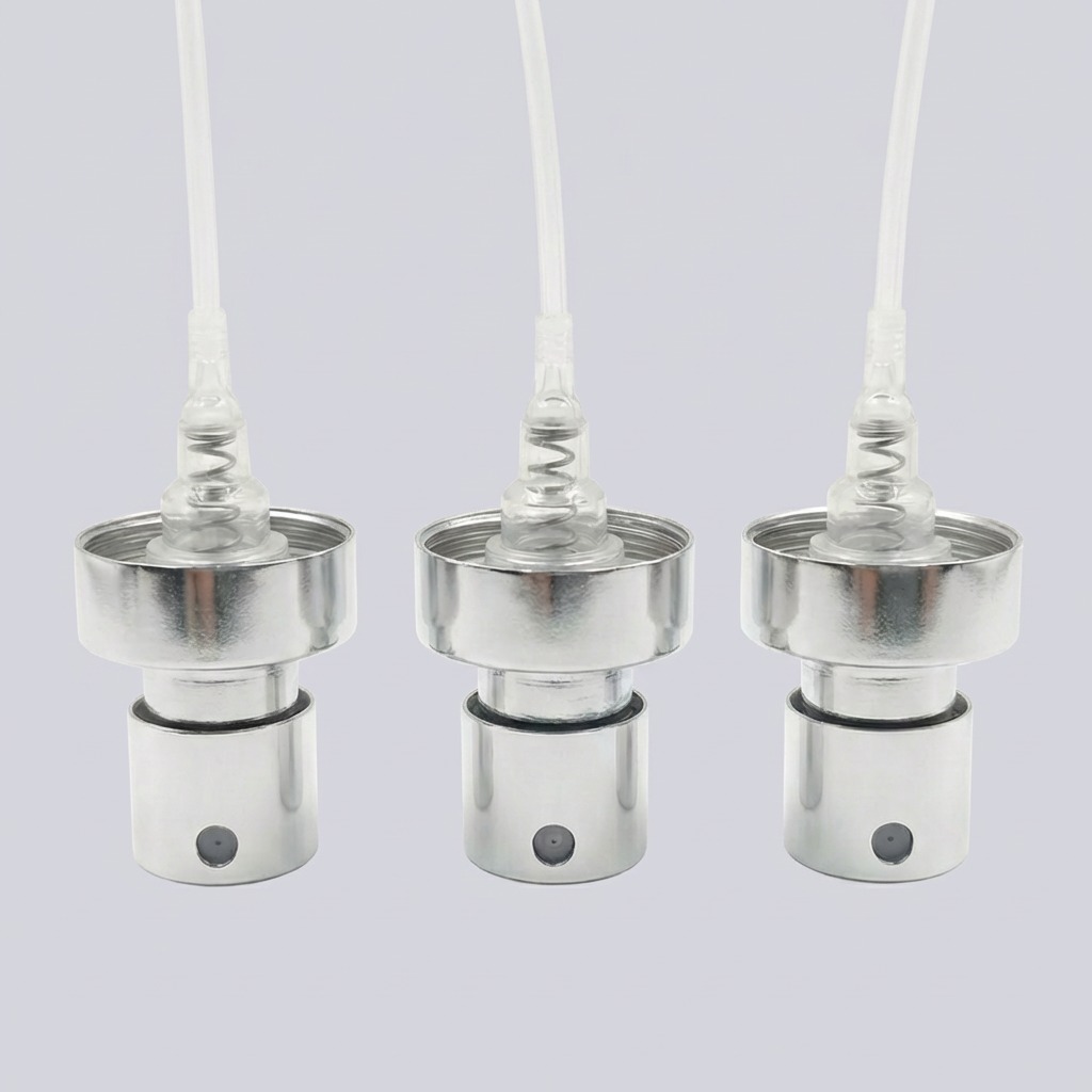 Bottle Sprayer Accessories Common FEA18 Aluminum Crimp Neck Perfume Pump