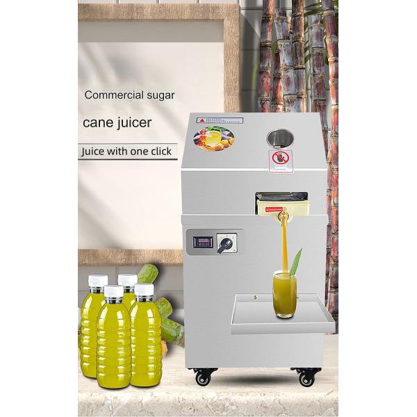 Electric Sugar Cane Juicer Machine Made of 304 Stainless Steel and Other Materials
