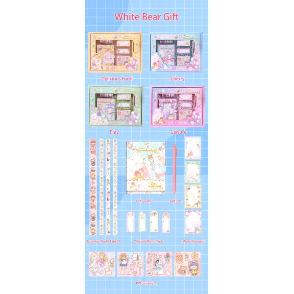 Funny Whimsical Capybara Journal Notebook Pen Gift Set for Kids