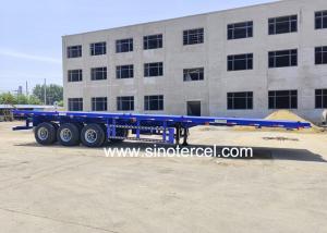 40ft Flat Bed Semi Trailers 3 Axles Flatbeds For Semi Trucks