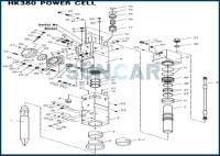 Serviço Kit For HK380 do martelo de DE691520 BHI no martelo hidráulico