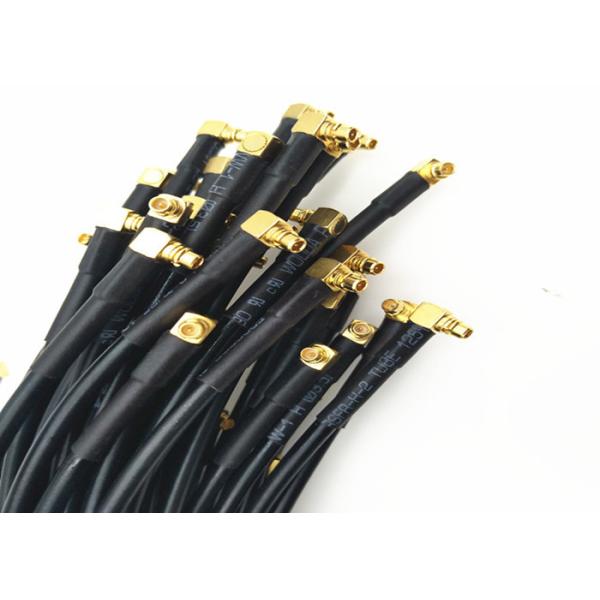 Male To Male RF Cable Assemblies With Rear Mount FME To MMCX Male Connector