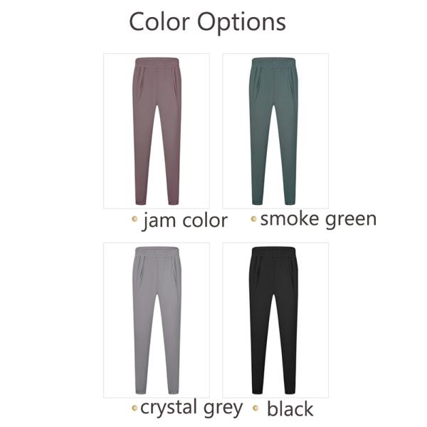 Elastic Waist Yoga Sports Pockets Jogger Pants Women Workout Running Trouser