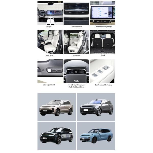 Новый внедорожник 6 мест Гибридный Lixiang L9 Новый энергетический автомобиль EV Electric