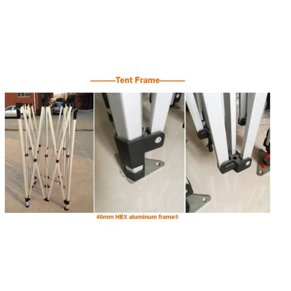 Washable Outdoor Craft Show Tents Full Color Heat Transfer Printed Full Wall