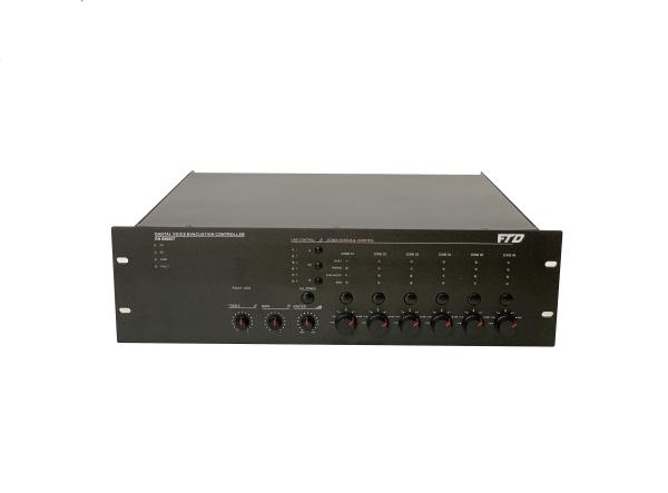 CE Fire Alarm Voice Evacuation System 500W 6 Zone Metal PAVA System