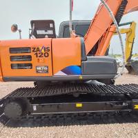 73KW Usado Hitachi Excavator Hitachi 120 Excavator Rebocador Hidráulico Com 0.52m3 Balde