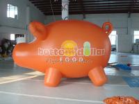 Les ballons formés attrayants de nouvelle de conception pleine impression faite sur commande de Digital avec le porc forment en vente/salon commercial