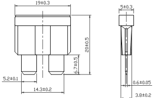 Взрыватели модуля связи DC80V 30Amp 5G, UL аттестовали автомобильный взрыватель лезвия