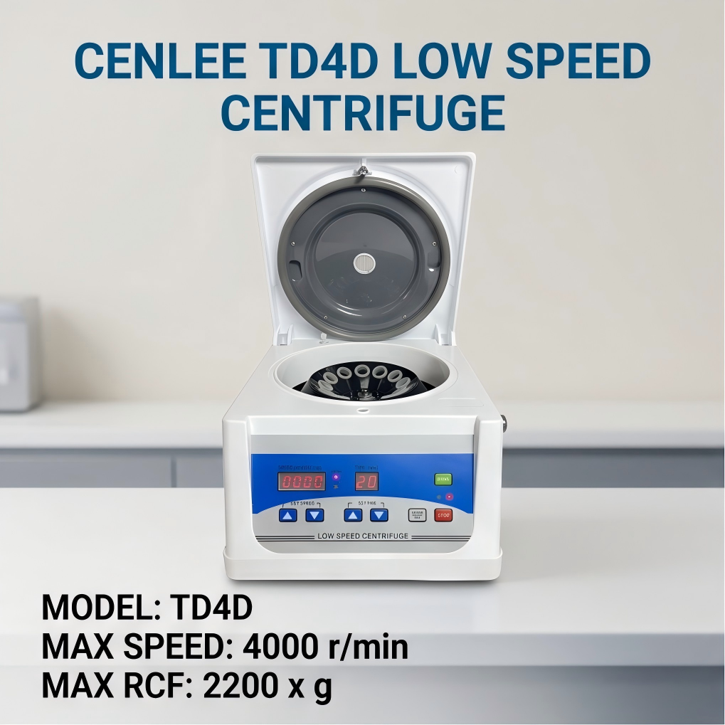 TD4D Professional 4000rpm Laboratory Benchtop Centrifuge with Brushless Motor and Digital Display