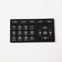 Résistant à l'ozone en caoutchouc ignifuge flexible de contact à membrane de clavier numérique