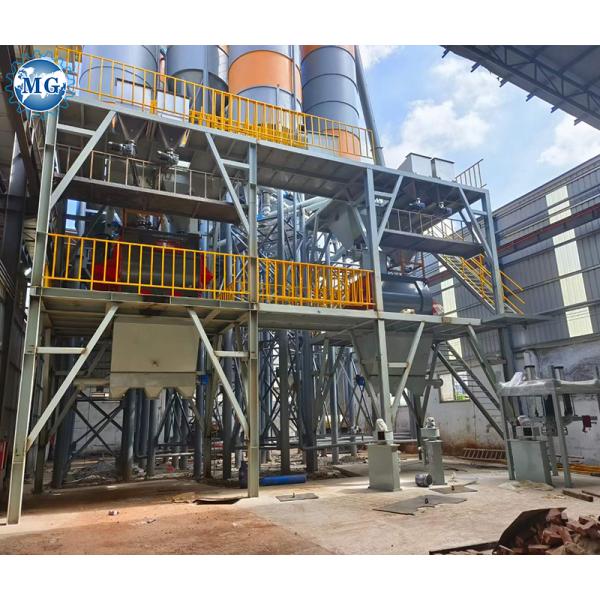 10-30TPH Full Auto Dry Mortar Production Line Tile Adhesive Making Machine