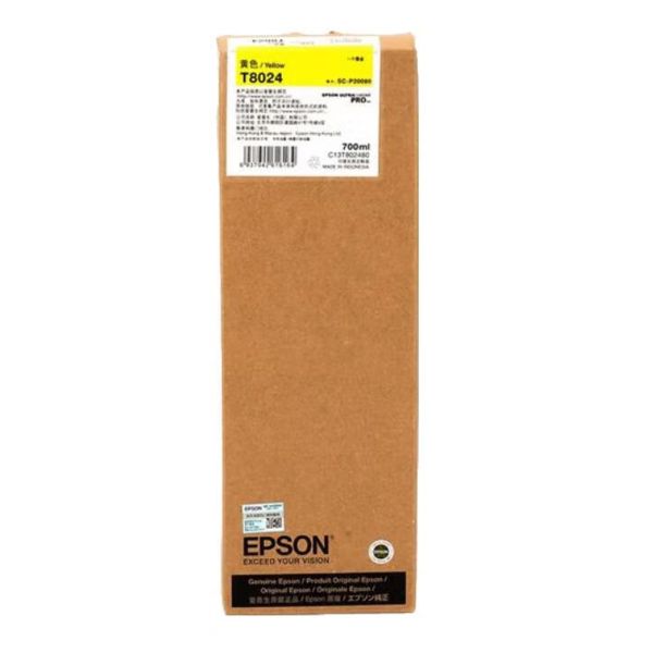 Original Eps on T8020-9 Ink Cartridge  Eps on  P10080 20080 Digital Printing Plotter Bulk Packaging No Cartridge's Status Full