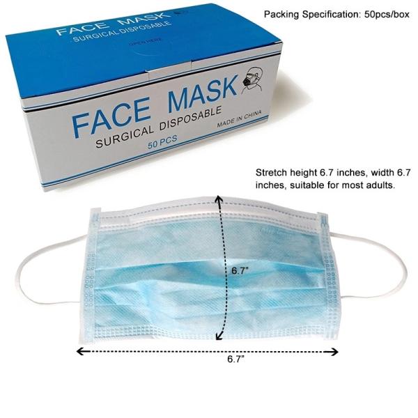 Anti Coronavirus 3 Ply Non Woven Face Mask For You Or Your Family