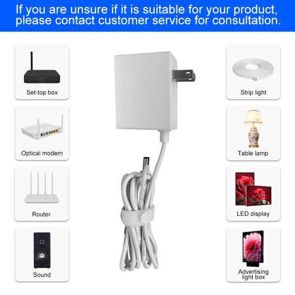 24V 1A AC Power Adapter For Lg Monitor Electric Desk Ps4 Notebook