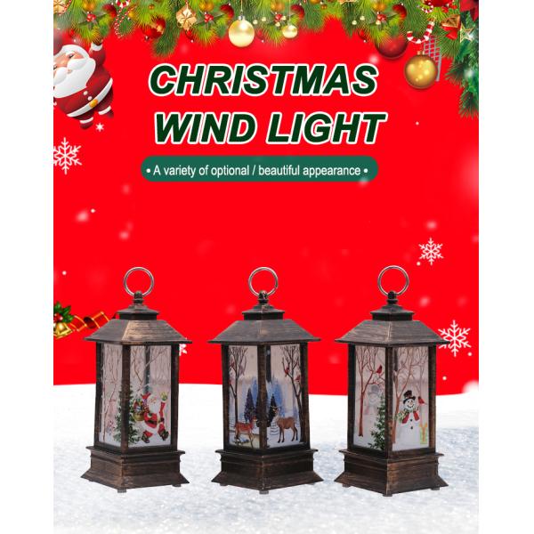 Снеговик эксплуатируемый батареей привел оформление дома отдыха лампы пламени рождества фонарика