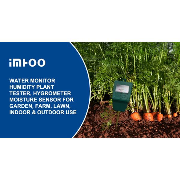 2 In 1 Soil PH Moisture Meter Tester For Plants No Need Battery