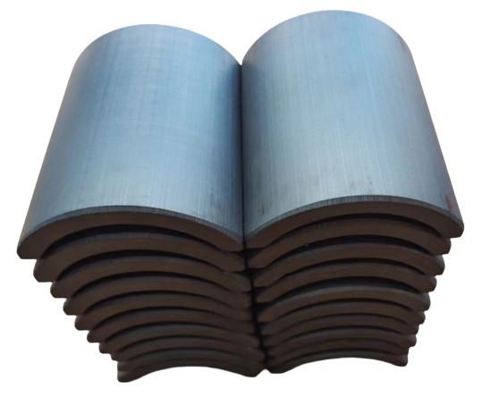 Hard Big Ferrite Electric Y33 Grade R35.5xr28.2x61x80mm Magnet 190W Motors