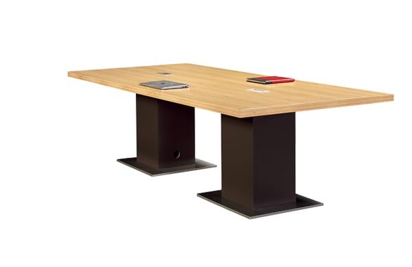 High Durability Melamine Conference Table Water Resistance Knock Down Structure