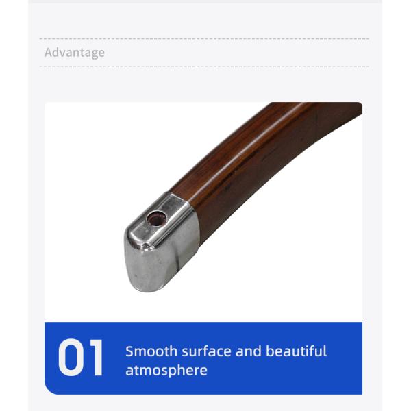 Современный стиль твердое деревянное кресло подлокотник комфорт красно-коричневый для дома / офиса