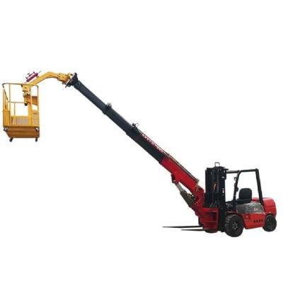 1755 x 800 x 2068 mm Multifunction Forklift with Telescopic Handler and Lifting Tools