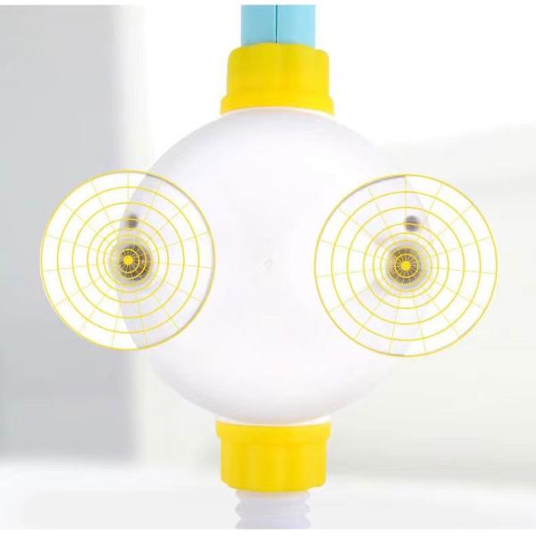 Cloud Bathroom Plastic PC Electric Sprinkler Shower Perfect for Children's Bath Time