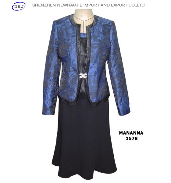 new fashion style 3-pieces ladies designer skirt suits