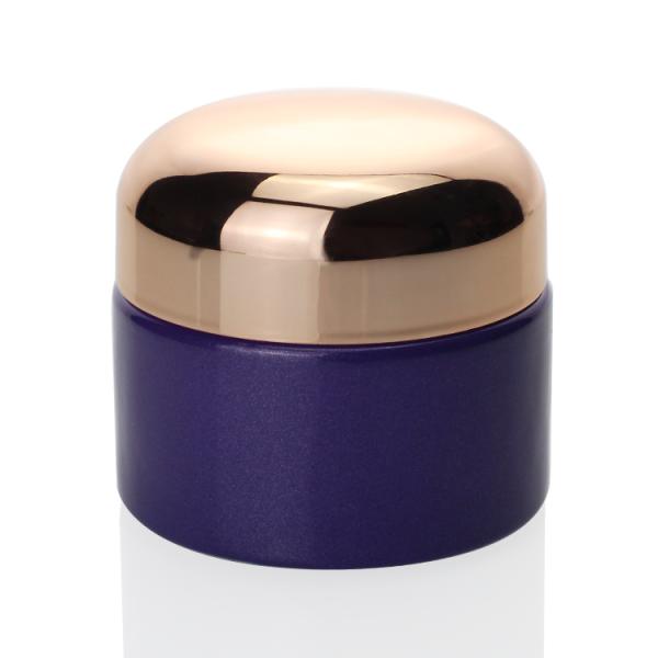 Опарник стекла сливк 30ml изготовленной на заказ сливк изготовителя упаковывая стеклянный пурпурный для косметики