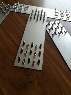 Стандартные деревянные соединители с перфорированными гвоздями для деревянных строительных крыш