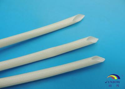 F Class 155ºC Professional Acrylic Resin Coated Braided Fiberglass Sleeving / High Temperature Sleeves