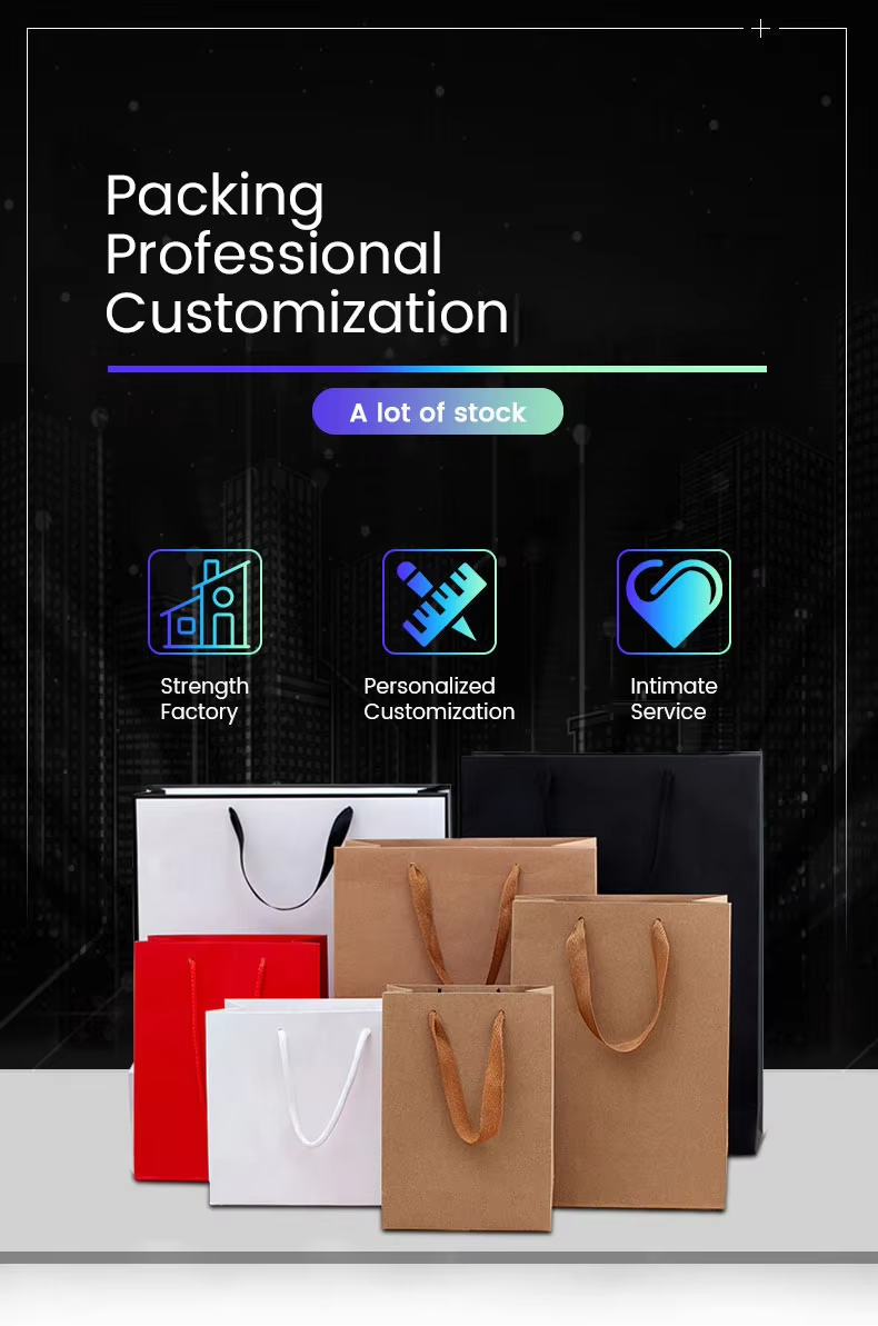 Manufacture Customized High Quality Printed Paper Bags Low Price With Your Own Logo