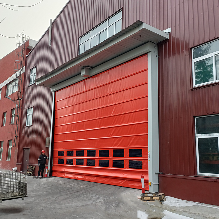 High Performance High Speed Stacking Door With Double-sided Manual Button For New Energy Manufacturing Plants