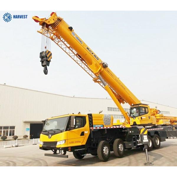 Guindaste de 55 toneladas de levantamento do caminhão do crescimento da altura 60.3m  XCT55L5 44.5m