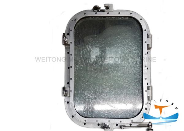 Marine Wheelhouse Aluminum Frame Bolt Mounted Steel Brass Fixed Windows