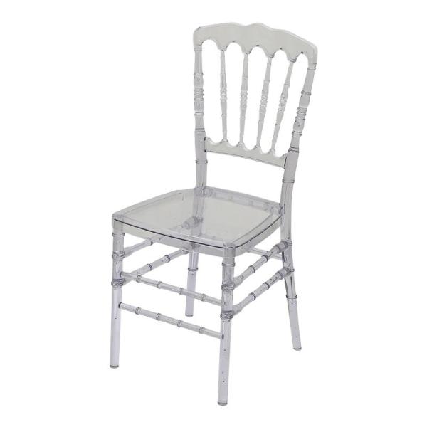 Banquet Wedding Events Dining Room Furniture Resin Party Chairs with Removable Bamboo Seat