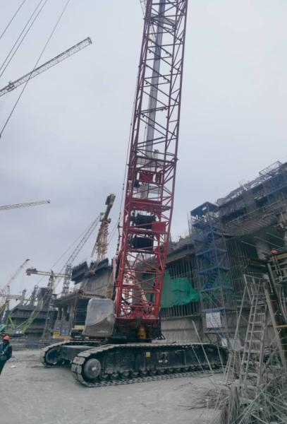 2018 Model Used Crawler Cranes 260ton SANY SCC2600A Boom 72m Luffing Jib 45m