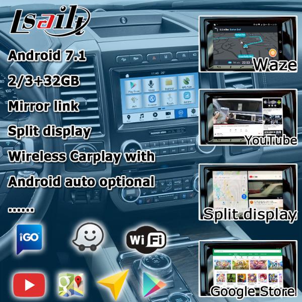 Автомобиль андроида приборов навигации gps коробки навигации автомобиля андроида СИНХРОНИЗАЦИИ 3 Expidition опционный беспроводной carplay