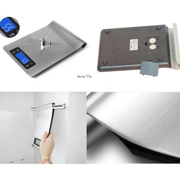 Digital Kitchen Scale Multifunction Food Measuring Scale 10kg Maximum Weight Recommendation 5000g/111b Electronic Scale